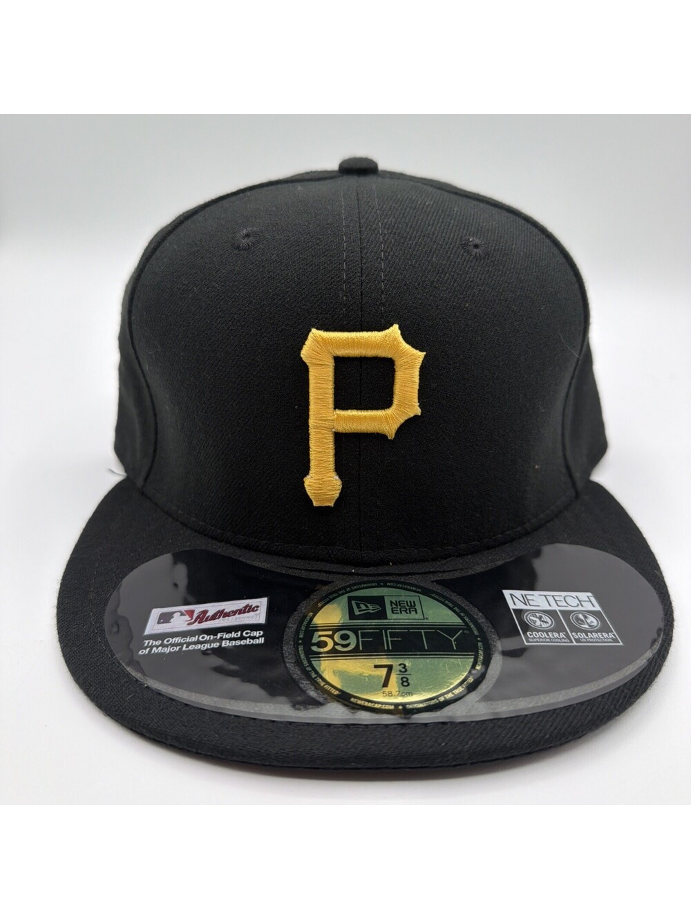 NEW ERA Pittsburg Pirates 59Fifty On Field Official NE TECH Hat Cap 7 3/8